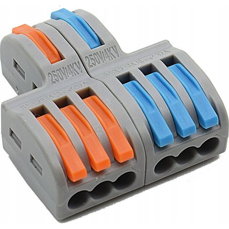 Schnellverbinder für Kabel 2x6 0,08-4mm2 1 Stück.