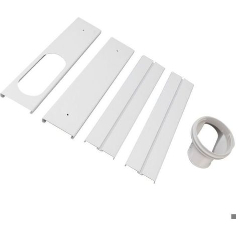 Kit modulare per finestre in PVC, resistente alle intemperie, per condizionatori portatili orizzontali/verticali. (1/4)