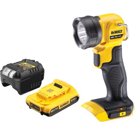 DeWalt DCL 040 D1 Akku Lampe 18 V 110 Lumen + 1x Akku 2,0 Ah + Ladegerät