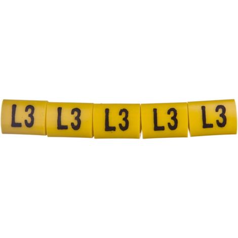 Marcatore per cavi OZ-2/L3 giallo E04ZP-01020405000 /100 pz./