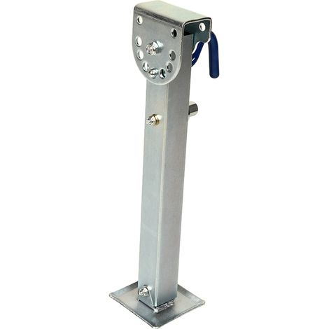 Vérin télescopique de remorque 460-680mm charge 1000kg acier galvanisé pour caravane camping-car 4x4 (1/5)