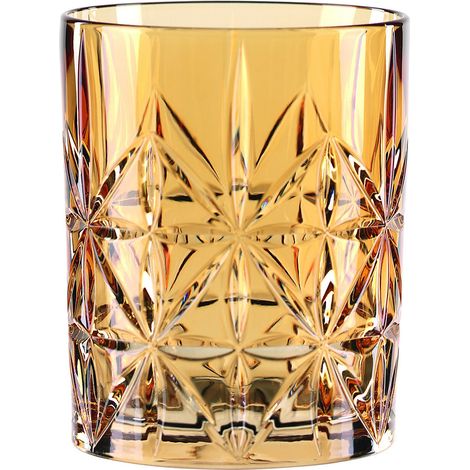 Verre en Cristal, Verre, Couleur Ambre, 8.2 x 8.2 x 11.3 cm (1/5)