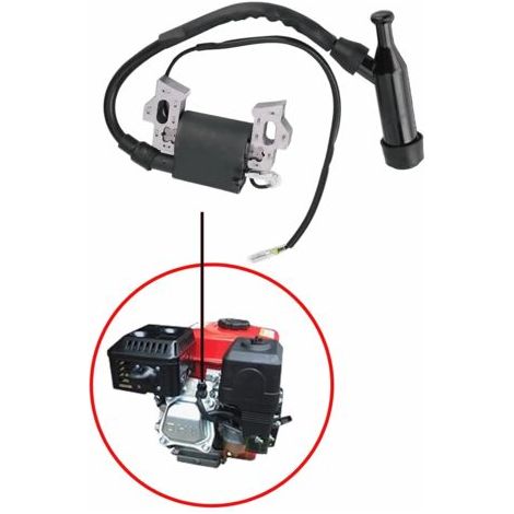 Bobine d'allumage pour générateur essence 168F-170F – Performance d'allumage améliorée – Installation facile – Compatible 2KW/3KW (1/5)