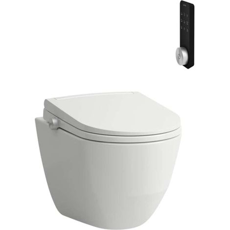 Laufen Cleanet Pro - Elektronisches Bidet mit Keramik, wandhängend, Rimless, SoftClose, weiß H601890000S002 (1/2)