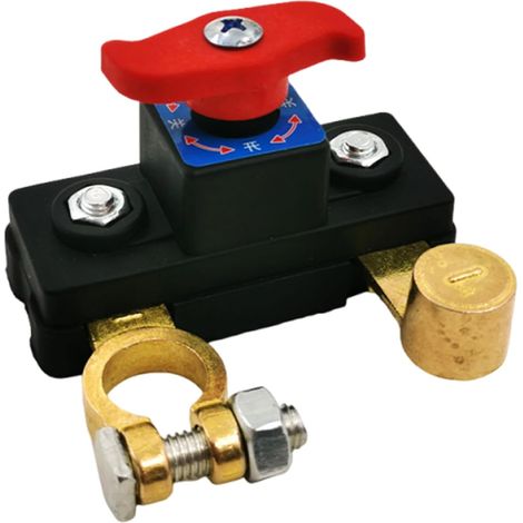 Battery Cut-Off Switch, Blade Switch Battery Circuit Breaker, Car Battery Disconnect Control, 12V 24V Battery Circuit Breaker (1/5)