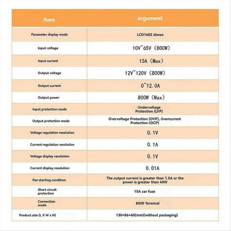 Digitales Gleichstromnetzteil DPX800 mit LCD-Anzeige, Konstantspannungsregler, Präzisions-Leistungswandler, einstellbarer Spannungsregelung (1/5)