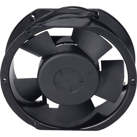 Ventilateur industriel avec moteur à double roulement à billes, alliage d'aluminium, pales en ABS, 220-240 V CA (1/5)