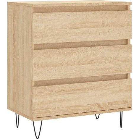 Sideboard/Anrichte/Buffet Sonoma-Eiche 60x35x70 cm Holzwerkstoff LXWW576629 (1/5)