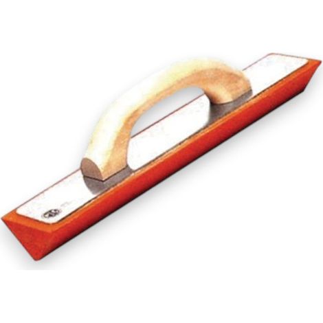 Frattazzo per angoli in gomma per intonaci manico in legno Ancora Art 819/5