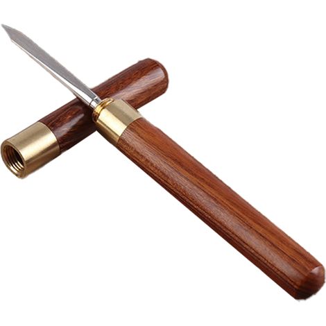 Casse-glace En Acier Inoxydable 304 - Manche En Bois Naturel - Avec Couverture De Sécurité - Pour Bar Et Cuisine - 1 Pièce (1/5)