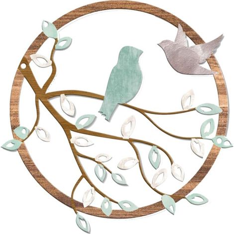 10 cm Art mural métal coloré rustique, décoration murale pour jardin maison intérieur (1/5)