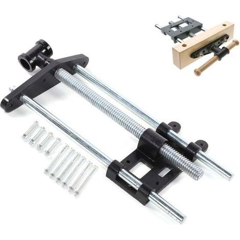 AIPERQ Étau d'établi étau Menuisier 10.5" Étau rotatif à 360 ° pour établi de travail Étau à Bois Étau Ajustable d'Établi de Table Étau inclinable étau de perceuse (1/4)