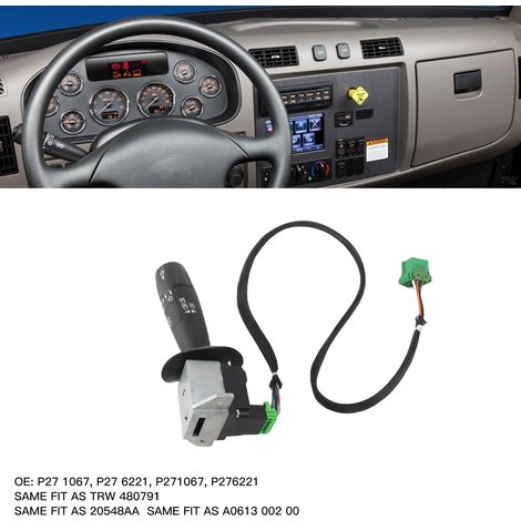Interruttore tergicristalli e indicatori di direzione ad alta sensibilità P27 1067 / P27 6221 per autocarri KENWORTH/PACCAR/PETERBILT (1/5)