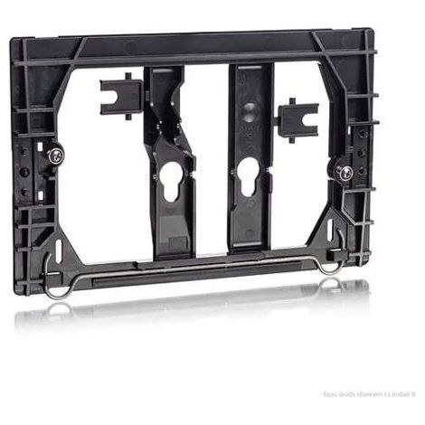 Plaque de commande WC Geberit Delta – Finition métal – Support pour toilettes suspendues – Compatible avec cadre Geberit (1/4)