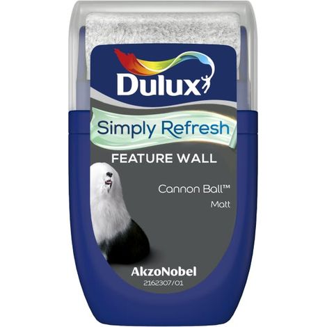 Dulux Simply Refresh Feature Wall Tester Pot - 30ml - Cannon Ball