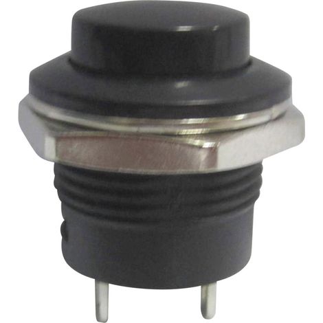 TRU COMPONENTS 1587737 TC-R13-507A-05BK Drucktaster 250 V/AC 3 A 1 x Aus/(Ein) tastend 1 St. (1/2)