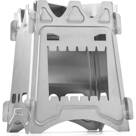 Lightweight and portable wood-burning stove for camping, hiking, camping, picnics (1/5)