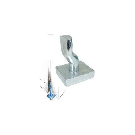 IBFM PERNO E PIASTRA INFERIORI PER CANCELLO 425A - IBFM1: MM 20