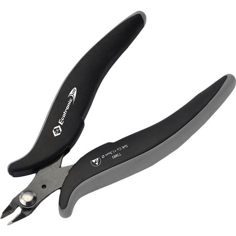 C.K Ecotronic T3883 ESD Tronchesino di precisione per elettronica senza sfaccettature 132 mm (1/3)