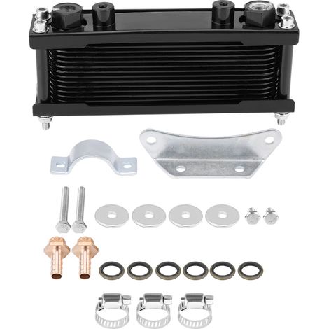 Radiateur de refroidissement d'huile moteur en aluminium amélioré pour moto 50CC à 200CC