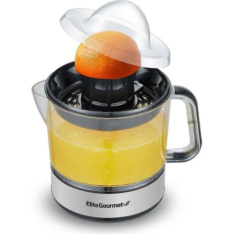 Neuestes Modell 2025 ETS623: BPA-freier elektrischer Zitrusentsafter, kompakt, großes Fassungsvermögen, mit Fruchtfleischbehälter. (1/5)