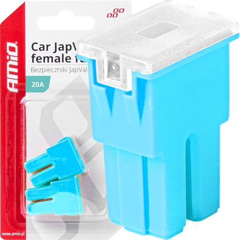 Fusibles automobiles femelles Japval PAL, 2 pièces, 20 A, amio-03388