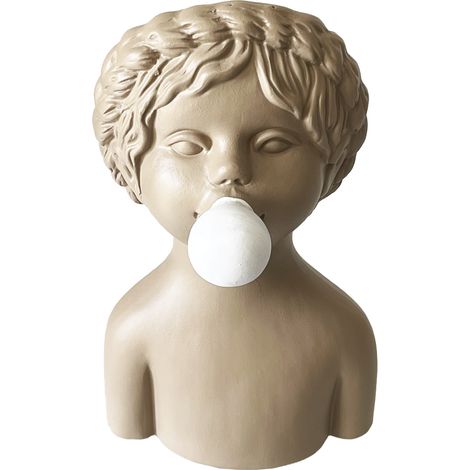 Vase fillette Bubble taupe 26 cm (1/2)