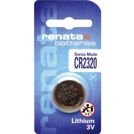 .Pile bouton CR2320 lithium 3V 150 mAh Renata.