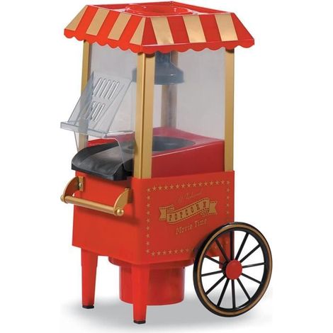 Machine à pop corn - Howell - ho.hpc512 - 1200 W - Rouge - Interrupteur Marche/Arrêt