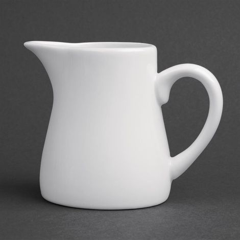 Pots à lait blancs Olympia 212 ml - Lot de 6 (1/5)