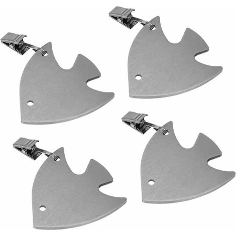 Tischdeckenbeschwerer Metaltex Edelstahl 4 Stück rostfrei (1/3)
