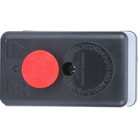 Pressostat pour compresseur d'air, vanne de régulation monotrou 0,5 à 1,2 MPa (72,5 à 175 psi), 220 V, G1/4". (1/5)