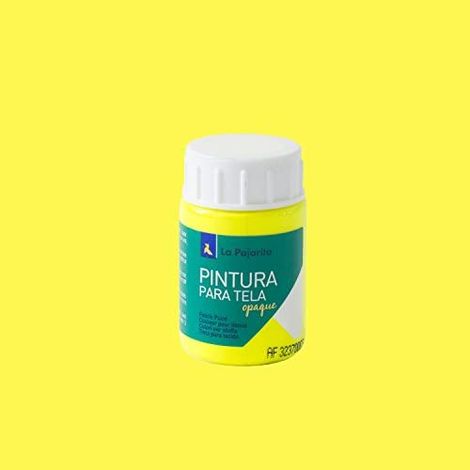 Pintura tela opaca tof-01 amarillo fluorescente (1/4)