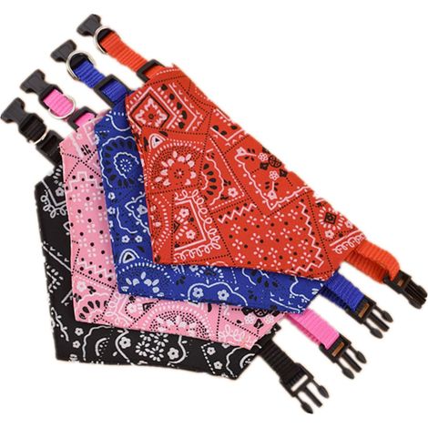 Lot de 4 bandanas pour chien Jubilee, écharpe, collier, serviette triangulaire, bandana de Noël pour chien, foulard ajustable et lavable pour chiens de petite et moyenne race (1/5)