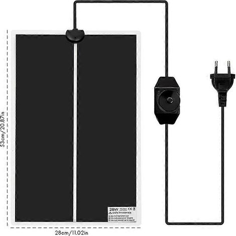 Tapis chauffant étanche 5W/7W/14W/28W pour animaux de compagnie, couverture chauffante électrique pour reptiles, accessoires pour reptiles (1/3)