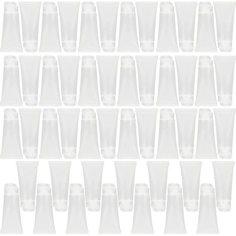Flacon souple vide portable de 20 ml pour shampoing, gel douche, lotion, tube de voyage (1/5)