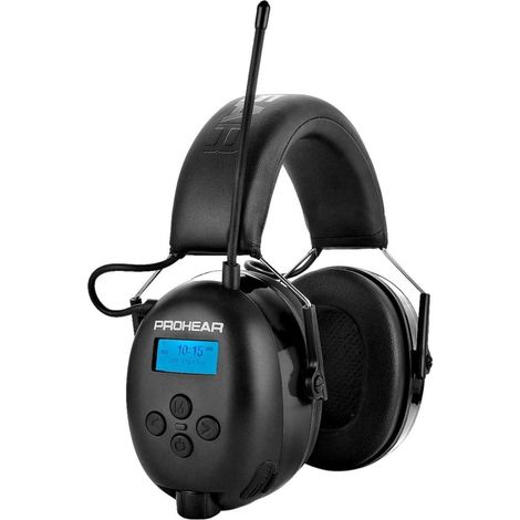Gehörschutz Radio Bluetooth DAB FM SNR31dB Mikrofon Schwarz (1/5)