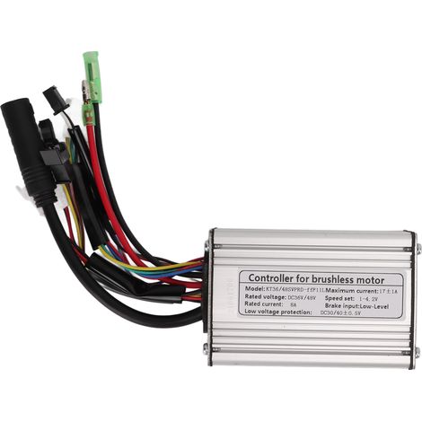Contrôleur Sinus 36V/48V 17A pour Moteur Vélo Électrique 250W/350W avec Lumière