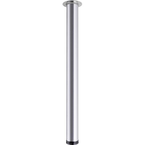 Tischbein TS001 710/60 mm hellsilber - verstellbar SANS MARQUE