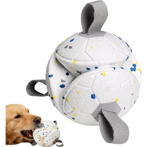 Balles de Fetch pour Chiens Jouet à mâcher avec Corde à mâcher et balles de rapport pour chiens pour Jeux Intérieur et Extérieur, Combat contre l'Ennui, Entraînement (1/5)