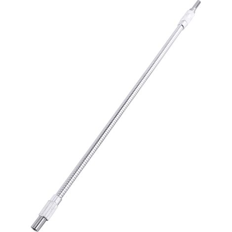 Porte-embout flexible 400 mm avec tige de rallonge et raccord pour visseuse, adaptateur souple (1/5)