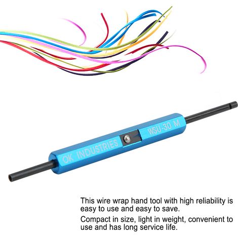 3-in-1-Handwerkzeug zum Wickeln, Abisolieren und Abwickeln von einadrigen Drähten AWG 30 (WSU 30M) (1/5)