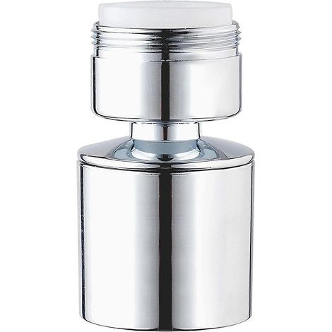 Aérateur de robinet de cuisine double fonction 24 mm, certification ACS, filetage mâle chromé (M24) (1/5)