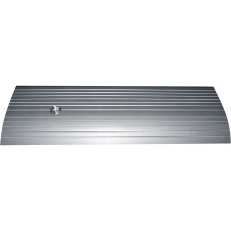 Perfil Aluminio 2-5-8 mm altura 8mm alt. 65mm anch. 2m larg. Taladrado -