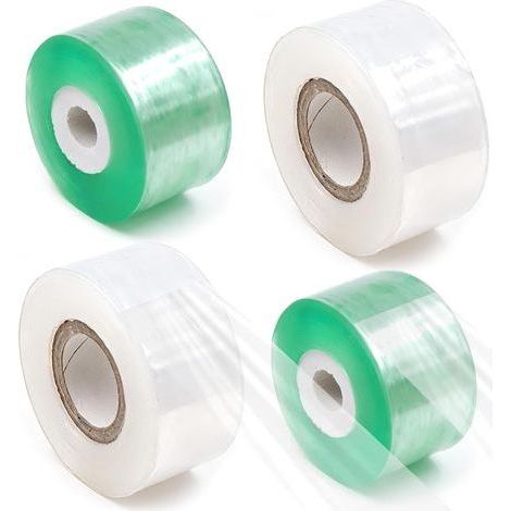lot de 4 rubans de greffage autocollants, 3 cm x 100 m bandage de protection pour plantes et arbres, ruban de greffage pour jardin pépinières arbres fruitiers jeunes plants (1/5)