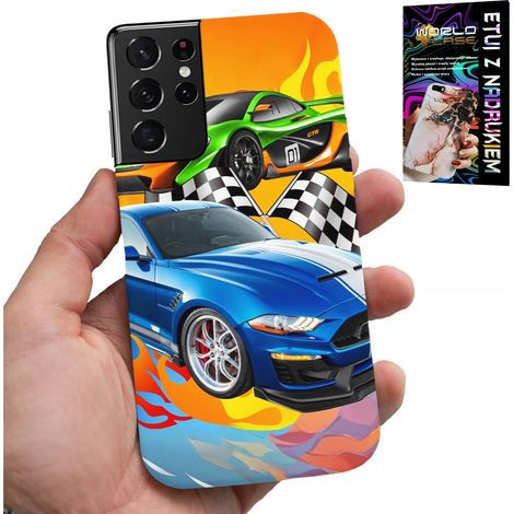 Hülle für Samsung Galaxy S21 Ultra – für Kinder, Rennwagen (1/5)