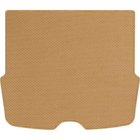 Alfombrilla de maletero de EVA para Ford Focus I Kombi de 1999 a 2004, diseño de panal de abeja - beige. (1/5)