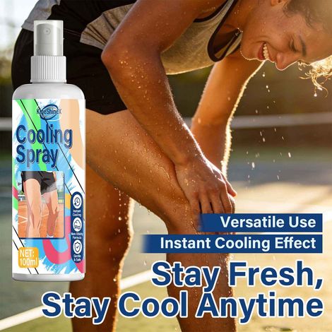 Cooling spray, refreshing and cooling, instant cooling, cool sensation, dry ice refrigerant (1/5)