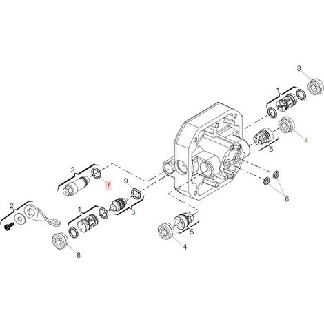 Guarnizione Or 6,75X1,78 ( 106) FAAC 7090030015 (1/3)