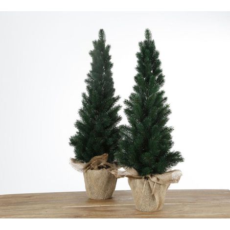 4x Weihnachten künstlicher Weihnachtsbaum Advent Dekoration Baum Ambiente TOP (1/5)